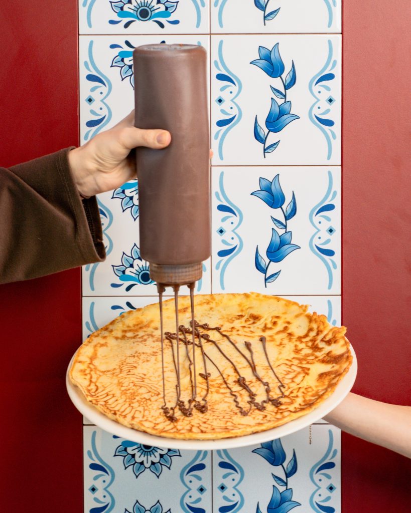 Verse Hollandse pannenkoek bij Oma Toos